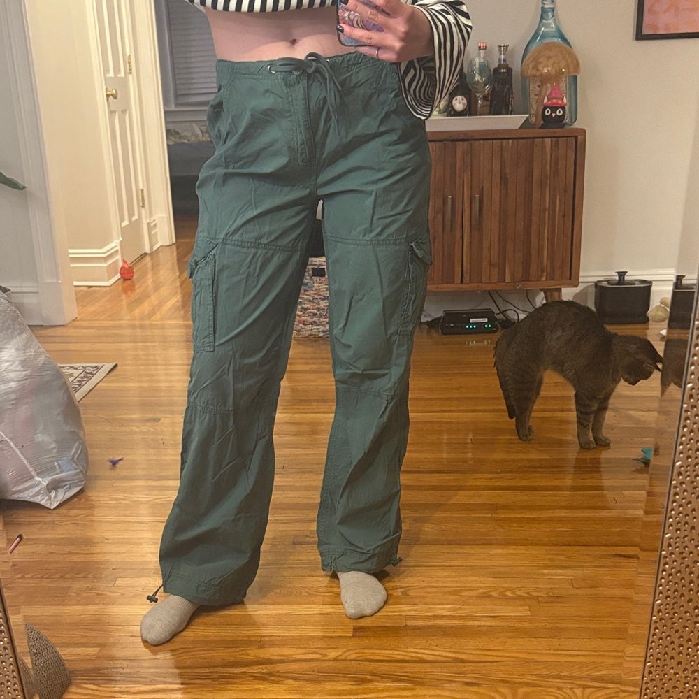Garage Dark Green Cargo Pants